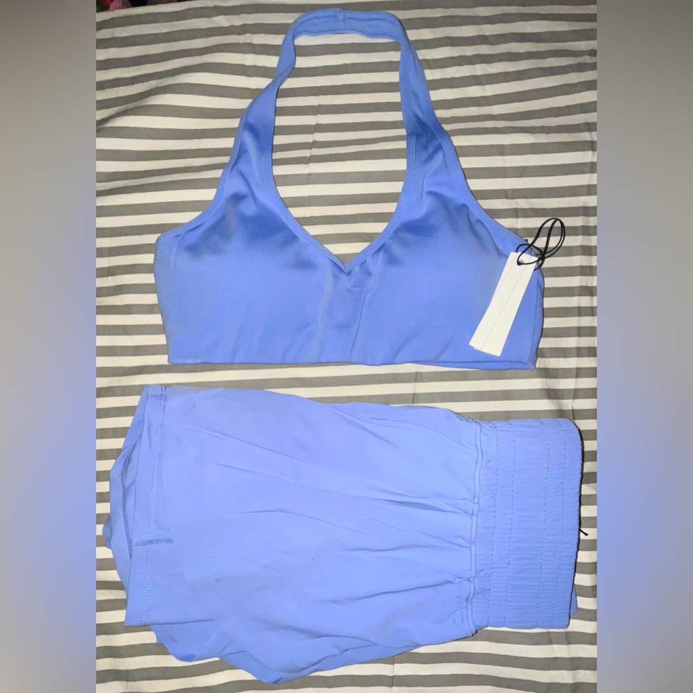 Paragon Fitwear Lavender Athletic Shorts Set